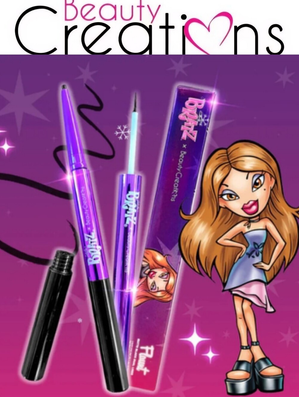 Beauty Creations X Bratz Flaunt Liner- Black